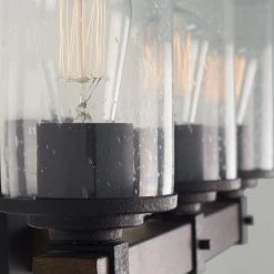 Kira Home Brentwood 22.5" Farmhouse / Bathroom Light, Seeded Glass Shades -home bar shop 47816d340f1b4d6d 8464 w800 h800 b0 p0