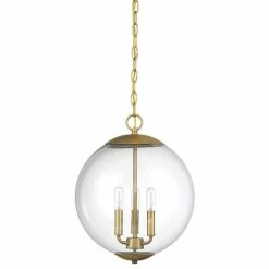Trade Winds Lighting Trade Winds Katie Glass Globe Pendant In Natural Brass -home bar shop 4791b3a40f922695 1773 w800 h800 b1 p0