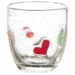 Abigails Inc Jingle Bubble-Glass Double Old-Fashioned, Set Of 4