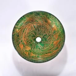 InFurniture Inc., Eclectic Style Glass Vessel Sink -home bar shop 48e1cbdf08e576d4 4637 w800 h800 b0 p0