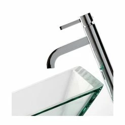 Kraus USA, Inc. Glass Vessel Sink, Bathroom Ramus Faucet, PU Drain, Mounting Ring, Chrome 9 Kraus USA, Inc. Glass Vessel Sink, Bathroom Ramus Faucet, PU Drain, Mounting Ring, Chrome -home bar shop 49914c3500e5e69b 3122 w800 h800 b0 p0