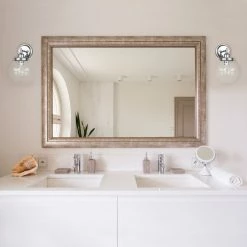 Globe Electric Milan 1-Light Chrome Wall Sconce Clear Glass Shade Vintage Edison Incescent 9 Globe Electric Milan 1-Light Chrome Wall Sconce Clear Glass Shade Vintage Edison Incescent -home bar shop 49e1880d0f7648e5 3430 w800 h800 b0 p0