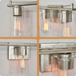 Kira Home Armstrong 22.5" Farmhouse / Bathroom Light, Cylinder Glass Shades 11 Kira Home Armstrong 22.5" Farmhouse / Bathroom Light, Cylinder Glass Shades -home bar shop 49f1f9ac02ea2773 8444 w800 h800 b0 p0