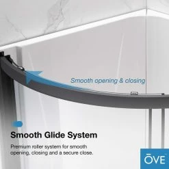 Ove Decors Breeze 32 Shower Kit, Clear Glass Walls And Base, Black -home bar shop 4c8113ed0239f5be 6934 w800 h800 b0 p0