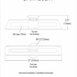 Dainolite Ltd. 25" Samantha Transitional Vanity Light, Aged Brass With Clear Glass -home bar shop 4d113151014a5c1a 3531 w800 h800 b0 p0