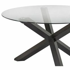 Uptown Club Spiro 55" Modern Tempered Glass Top Dining Table -home bar shop 4e914e7a091f4db2 8836 w800 h800 b1 p0