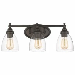 CHLOE Lighting, Inc. Elissa 3-Light Rubbed Bronze Bath Vanity-Light Clear Glass 23" -home bar shop 4f21382c0ae2315b 5561 w800 h800 b1 p0