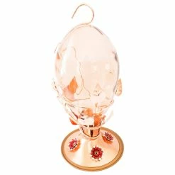 We Love Hummingbirds Best Copper & Glass Hummingbird Feeder, Beautiful Classic Design