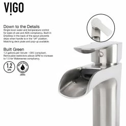 VIGO Titanium Glass Vessel Bathroom Sink And Niko Faucet Set 31 VIGO Titanium Glass Vessel Bathroom Sink And Niko Faucet Set -home bar shop 53313a270e9ed905 2984 w800 h800 b1 p0