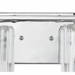 JONATHAN Y Coco Prism Vintage Metal/Glass Glam LED Vanity Light, Width: 13.5" -home bar shop 54d1e3ef033da130 5323 w800 h800 b0 p0