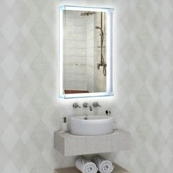 Vanity Art LLC Vanity Art LED Lighted Bathroom Mirror With Touch Sensor And Glass Cabinet -home bar shop 55410aab0dc12f3d 1946 w800 h800 b0 p0