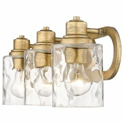 Acclaim Lighting Lumley Antique Gold 3-Light Bath Vanity With Clear Optic Glass -home bar shop 58918f7f0327d072 6675 w800 h800 b1 p0