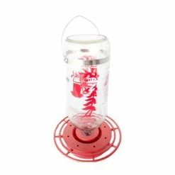 We Love Hummingbirds Hummingbird Feeder With 32 Oz. Glass Nectar Tank