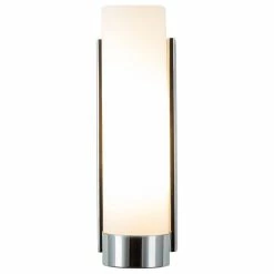 Linea Di Liara 1-Light Bath Vanity Elina Wall Sconce With Frosted Glass Shade, Polished Chrome -home bar shop 5ac10805073ce60b 4796 w800 h800 b1 p0
