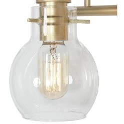 LNC Lighting LNC 2-Light Modern Matte Gold Bell Shade Clear Glass Bathroom Vanity Light 21 LNC Lighting LNC 2-Light Modern Matte Gold Bell Shade Clear Glass Bathroom Vanity Light -home bar shop 5b6125e9030f0588 3080 w800 h800 b1 p0