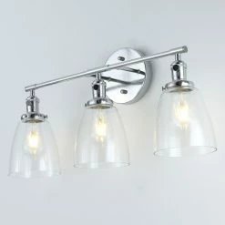 Aiwen 3-Lights Glass Shade Silver Spotless Dome Wall Sconce Vanity Light 11 Aiwen 3-Lights Glass Shade Silver Spotless Dome Wall Sconce Vanity Light -home bar shop 5e6107a3028f2503 9048 w800 h800 b0 p0