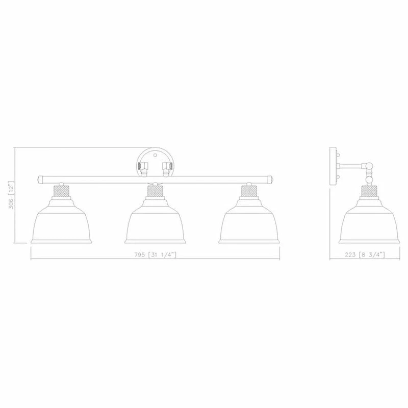 Vanity Art LLC Light Vanity Light, Satin Gold With Clear Seedy Glass, Satin Gold, 3 Light 3 Vanity Art LLC Light Vanity Light, Satin Gold With Clear Seedy Glass, Satin Gold, 3 Light - Image 3