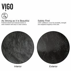 VIGO Gray Onyx Round Glass Vessel Bathroom Sink Set With Dior Vessel Faucet 26 VIGO Gray Onyx Round Glass Vessel Bathroom Sink Set With Dior Vessel Faucet -home bar shop 61b14bcb0e9ed946 2715 w800 h800 b1 p0