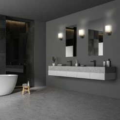 Kira Home Phoebe 8" Wall Sconce/ Light, Frosted Seeded Glass Shade, Chrome 10 Kira Home Phoebe 8" Wall Sconce/ Light, Frosted Seeded Glass Shade, Chrome -home bar shop 62110e3600d3b4a4 8687 w800 h800 b0 p0