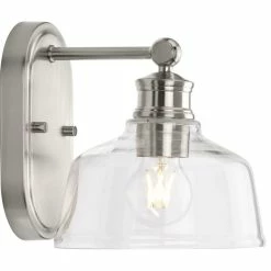 Progress Lighting Singleton 1-Light 7.62" Brushed Nickel Vanity Light With Clear Glass Shade 16 Progress Lighting Singleton 1-Light 7.62" Brushed Nickel Vanity Light With Clear Glass Shade -home bar shop 625111b802bb220f 8223 w800 h800 b1 p0