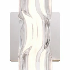 Vaxcel Marseille 1 Light LED Bathroom Vanity Fixture Clear Glass, Chrome, 24-in. W X 4.75-in. H X 3.5-in. D -home bar shop 629144ee027e6cdc 5668 w800 h800 b1 p0