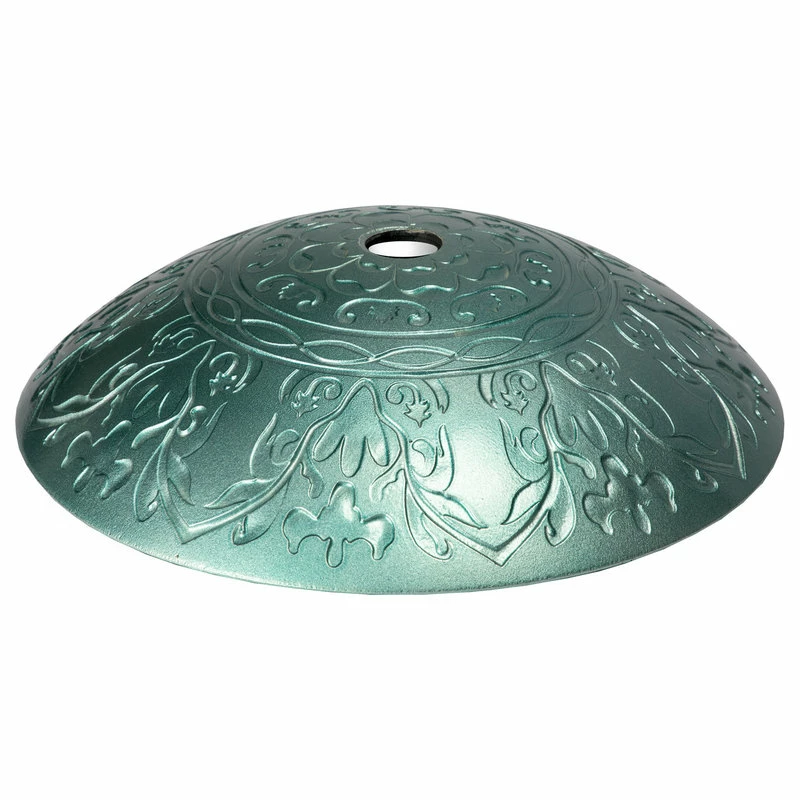 Eden Bath - Vessel Sinks Teal Glass Vessel Sink With Embossed Pattern 5 Eden Bath - Vessel Sinks Teal Glass Vessel Sink With Embossed Pattern - Image 5
