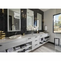 Progress Lighting Blakely Collection 2-Light Graphite Clear Pattern Glass Modern Bath Vanity Light -home bar shop 64e18d080eb45e8a 6551 w800 h800 b0 p0