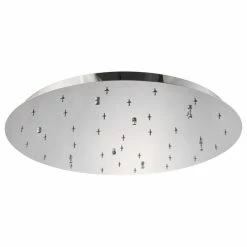 LightUpMyHome LightUpHome Orion 36 Light Glass LED Chandelier, Brushed Nickel, Round Canopy -home bar shop 6821a8120f32fcae 8590 w800 h800 b1 p0