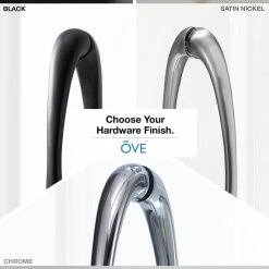 Ove Decors Breeze 32 Shower Kit, Clear Glass Walls And Base, Black -home bar shop 68612c6e0239f5c0 6934 w800 h800 b0 p0