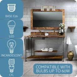 Kira Home Greyson 22" Farmhouse / Bathroom Light, Cylinder Seeded Glass Shades -home bar shop 6961108803762265 8434 w800 h800 b0 p0