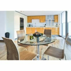 Fab Glass And Mirror Glass Table Top: 30 Inch Round 1/2 Inch Thick Flat Polished Tempered -home bar shop 6b3140510dd400ec 0665 w800 h800 b0 p0