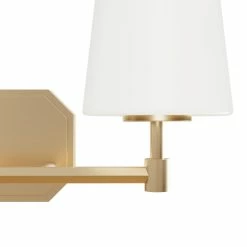 Hunter Fan Company Nolita Alturas Gold, Cased White Glass Glass 2 Light Vanity Wall -home bar shop 6b5106eb039ba55e 0812 w800 h800 b0 p0