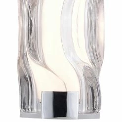 Vaxcel Marseille 1 Light LED Bathroom Vanity Fixture Clear Glass, Chrome, 24-in. W X 4.75-in. H X 3.5-in. D -home bar shop 6f516fa1027e6cdd 5668 w800 h800 b1 p0