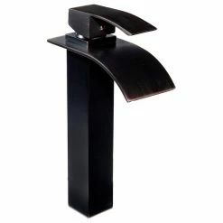 Novatto Mimetica Glass Vessel Sink Set, Oil Rubbed Bronze -home bar shop 6ff1a24d094f318f 6296 w800 h800 b1 p0