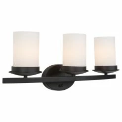 YHD Vanity Lights, White Opal Glass, 6.75"x23.5"x9.38" -home bar shop 7171ca3e0aecd6fe 5837 w800 h800 b1 p0