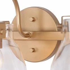 LNC Lighting LNC 21" Modern 3-Light Gold Bathroom Vanity Light With Glass 19 LNC Lighting LNC 21" Modern 3-Light Gold Bathroom Vanity Light With Glass -home bar shop 71a11190026a75da 8026 w800 h800 b0 p0