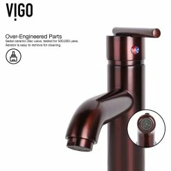 VIGO Mediterranean Seashell Glass Vessel Sink And Faucet Set, Oil Rubbed Bronze 31 VIGO Mediterranean Seashell Glass Vessel Sink And Faucet Set, Oil Rubbed Bronze -home bar shop 7201c6dc0e9edaf2 7671 w800 h800 b1 p0