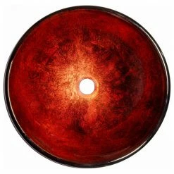 Eden Bath - Vessel Sinks Red Copper Reflections Glass Vessel Sink -home bar shop 7321465b008c2716 8043 w800 h800 b1 p0