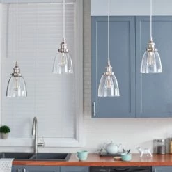 Linea Di Liara Fiorentino Industrial Pendant Lamp, Glass Shade, Brushed Nickel, Fixture Only 6 Linea Di Liara Fiorentino Industrial Pendant Lamp, Glass Shade, Brushed Nickel, Fixture Only -home bar shop 75815a7f0b75932d 4855 w800 h800 b0 p0