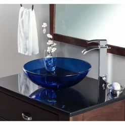 Novatto Blu Glass Vessel Sink -home bar shop 75f1f0430953bfb0 9061 w800 h800 b0 p0