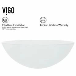 VIGO White Frost Glass Vessel Bathroom Sink And Linus Faucet Set -home bar shop 76e19bc50e9ed8fe 2907 w800 h800 b1 p0