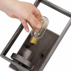 LNC Lighting LNC 1-Light Glass Wall Sconces Bathroom Rustic Vanity Light -home bar shop 785145db02f0df3d 3318 w800 h800 b0 p0