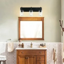 Lcaoful 3-Light Bathroom Vanity Light With Bubble Glass Shade -home bar shop 79f1f72201e6371c 9952 w800 h800 b0 p0