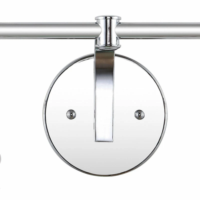 JONATHAN Y Manhattan Vintage Metal/Glass Industrial LED Vanity, Chrome, 3-Light 7 JONATHAN Y Manhattan Vintage Metal/Glass Industrial LED Vanity, Chrome, 3-Light - Image 7