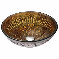 ANZZI Opus Series Deco-Glass Vessel Sink