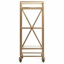 Uniek Blex Glass And Metal Bar Cart, Gold, 16"x13"x32" 12 Uniek Blex Glass And Metal Bar Cart, Gold, 16"x13"x32" -home bar shop 7d81281702a36e6c 5598 w800 h800 b1 p0