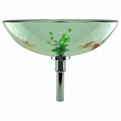 Renovators Supply Manufacturing Tempered Glass Vessel Sink Koi Fish With Drain -home bar shop 7db1c1b30b58c66d 6521 w800 h800 b1 p0