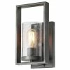 LNC Lighting LNC 1-Light Glass Wall Sconces Bathroom Rustic Vanity Light