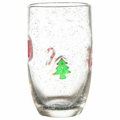 Abigails Inc Jingle Bubble-Glass Highball, Set Of 4