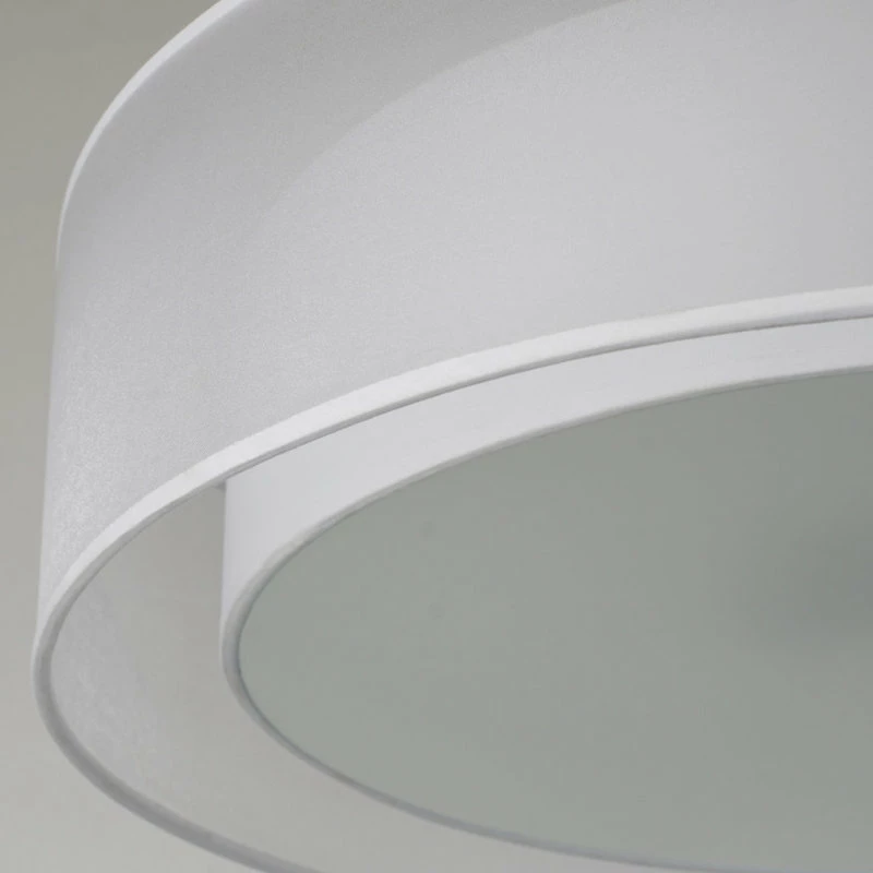 Kira Home Lindos 20" Double Drum Chandelier, Glass Diffuser, Stem-Hung 6 Kira Home Lindos 20" Double Drum Chandelier, Glass Diffuser, Stem-Hung - Image 6